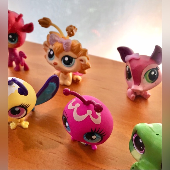 16 HASBRO Littlest Pet Shop Vinyl Animal Figure Toys Alligator Turtle Seahorse - Picture 8 of 16